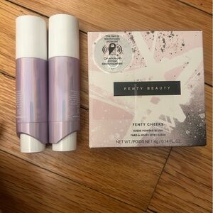 Tarte and Fenty blush full size